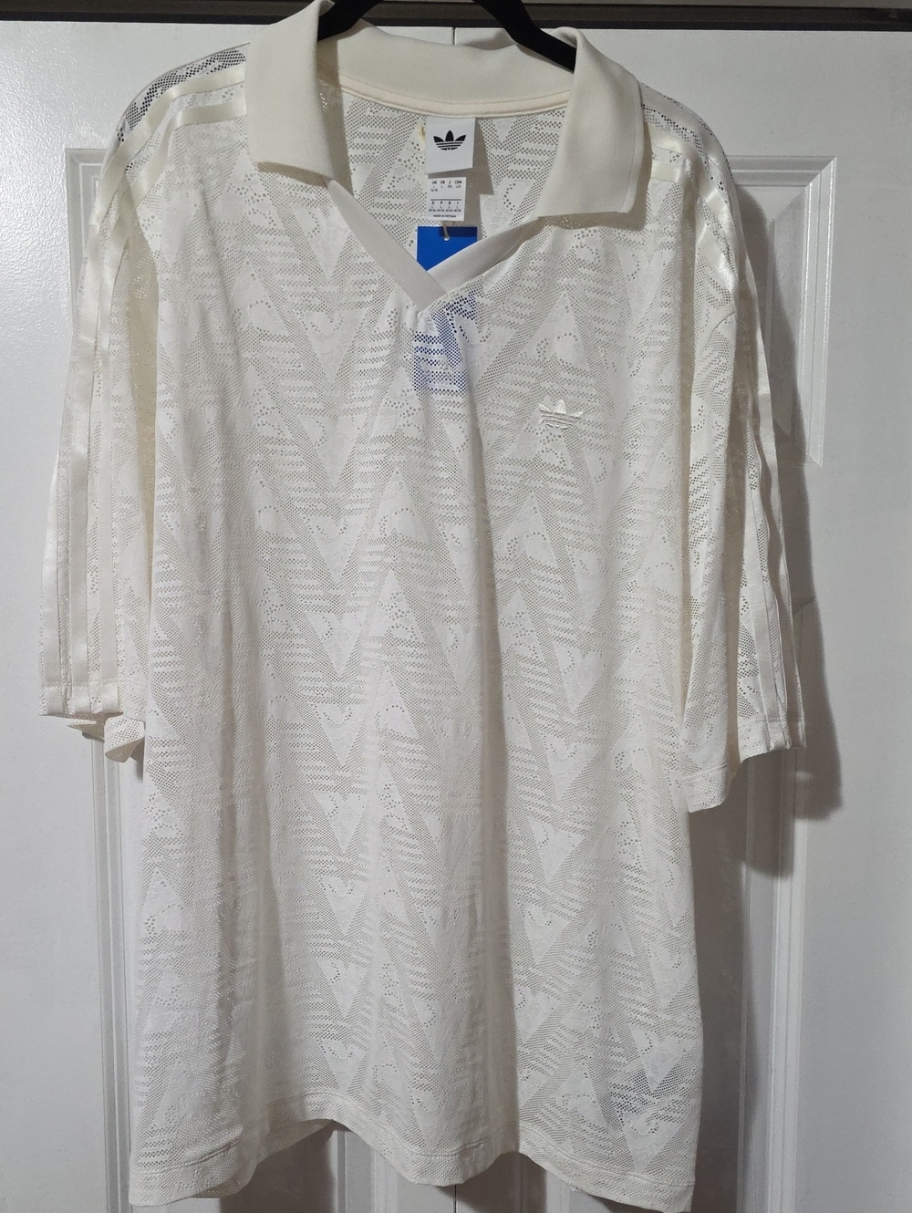 Adidas White Lace Jersey